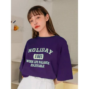 Holiday Baskılı Tshirt