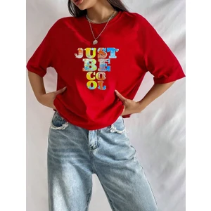 Just Be Cool Baskılı Tshirt