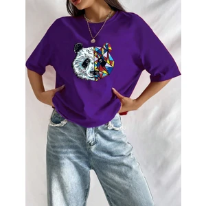 Panda Baskılı T-Shirt