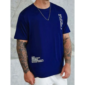 Believe Baskılı Bisiklet Yaka Tshirt