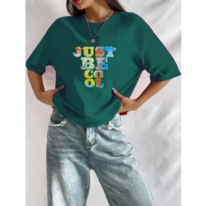 Just Be Cool Baskılı Tshirt