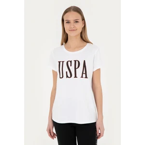 U.S. Polo Assn. Kadın Beyaz T-Shirt 50285843-VR013