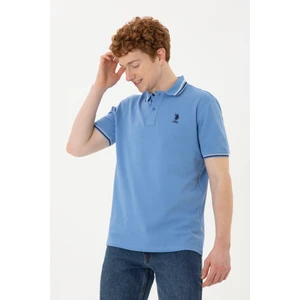 U.S. Polo Assn. Erkek Saks Basic Tişört 50284639-VR032