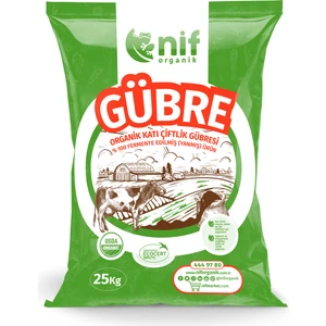 Organik Katı Çiftlik Gübresi 25Kg