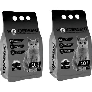 Aktif Karbon Süper Premium Kedi Kumu 10 Lt x 2 Adet