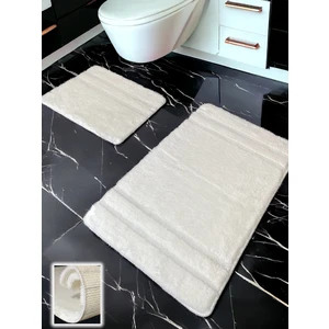 Chandler Home Salzach Beyaz 2li Banyo Paspası (60X100 50X60 Cm)