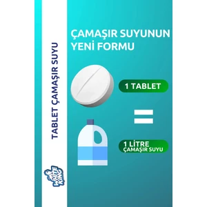 White King Çamaşır Suyu Tableti Hijyenik Ultra Konsantre 32 Tablet Kar Beyazı