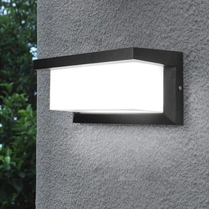 18W 6500K Dış Mekan Dekoratif Beyaz Ledli Aplik Bahçe, Balkon, Salon, Teras, Veranda Aplik IP54