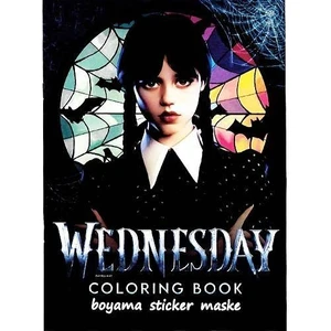 Parti Dükkanım Wednesday Boyama Kitabı Stickerlı (16 Sayfa)