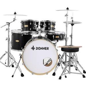 DDS-520 5-Parça 22" Akustik Davul (Siyah)