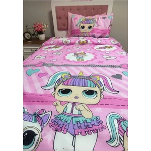 Mert Collection Çarşı Tek Kişilik Lol Bebek Nevresim Takımı (Çarşafı Lastikli)