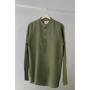 ADAM BOXES Slim Fit Gömlek Neo-Tranquil - Haki