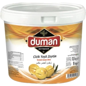 Duman Gurme Çizik Yeşil Zeytin 5 KG