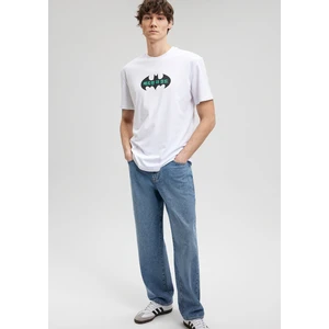 Batman Baskılı Beyaz Tişört  0611981-620