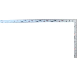 Paslanmaz Çelik Gönye - 50X 25 cm - Made In Japan