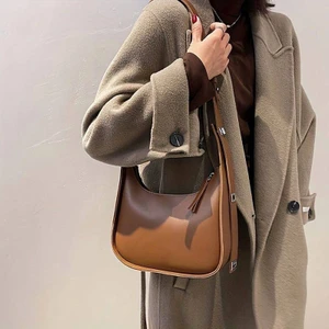 Daj Company Kadın Vintage Yumuşak Deri El Kol ve Omuz Çantası