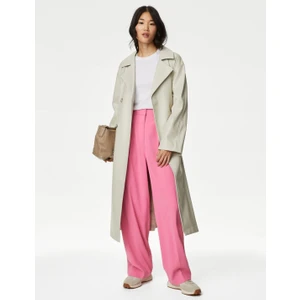 Marks & Spencer Straight Leg Yüksek Bel Pantolon