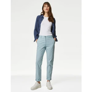 Marks & Spencer Yüksek Bel Slim Fit Chino Pantolon