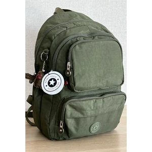 Nemo Bags Haki Sırt Çantası Okul Çantası Laptop ve Seyahat Çantası Su Geçirmez Spor Çanta