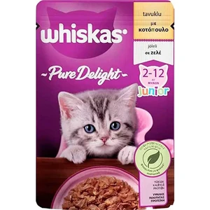Pouch Pure Delight Jöle Içinde Tavuklu Yavru Kedi Konservesi 6 Adet 85 gr