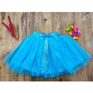 Fires Giyim Kız Çocuk Fiyonklu Tütü Tüllü Etek 29 Ekim 23 Nisan Gösteri Kıyafeti