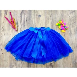 Fires Giyim Kız Çocuk Fiyonklu Tütü Tüllü Etek 29 Ekim 23 Nisan Gösteri Kıyafeti