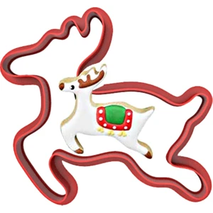 Noel Yılbaşı Geyik Kurabiye Kalıbı Şekillendirici Kopat