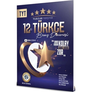 Bilgi Sarmal Yayınları TYT 2024 Yıldızlar Yarışıyor 12’li Türkçe Branş Denemesi