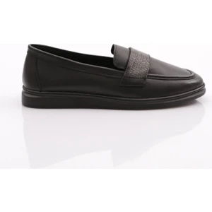 981S Kadin Şeritli Loafer Ayakkabı