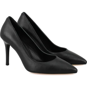 Claire Siyah Kadın Napa Deri Stiletto