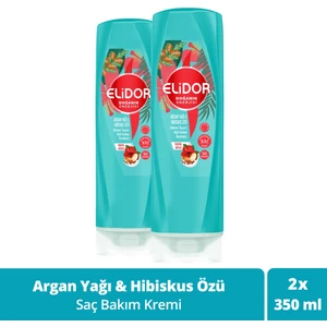 Doğanın Enerjisi Saç Bakım Kremi Argan Yağı ve Hibiskus Özü 350 ml x2 Adet