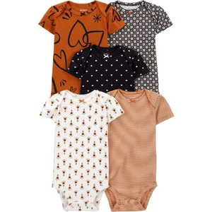 Layette Kız Bebek 5'li Kısa Kollu Body 1Q124810