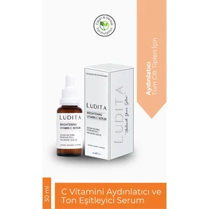 Ludita C Vitamini Serumu 30 ml Cilt Tonunu Dengeleyen Hyaluronik Asit ve Vitamin C İçerir