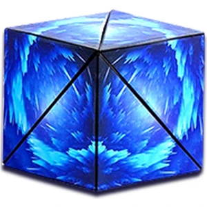 3D Çeşitli Geometri Uzaylı Manyetik Sihirli Küp Manyetik (Yıldızlararası Mavi) Yıldızlararası Mavi (Yurt Dışından)