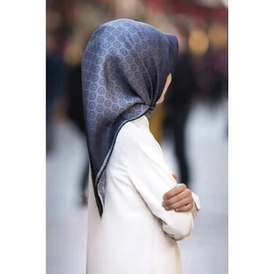 Twill İpek Eşarp Siyah
