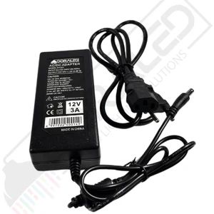 Dora Led 12 Volt 3 A Masa Tip Adaptör 12 Volt 3 Amper Masa Tipi