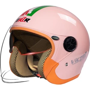 Çift Lensli Güneş Koruyucu Italyan 3c Motosiklet Kaskı R-37 (Yurt Dışından)