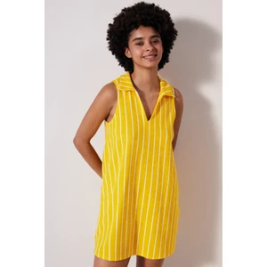 Paison Çizgili Elbise