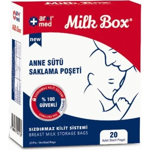 Anne Sütü Saklama Poşeti 20 adet