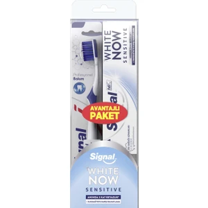 White Now Diş Macunu Sensitive 75 ml + Diş Fırçası Profesyonel Bakım
