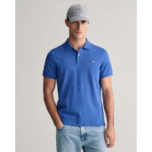 Erkek Mavi Regular Fit Logolu Polo 2210.407