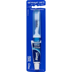 White Now Seyahat Seti Diş Macunu 16 ml + Diş Fırçası