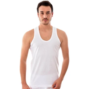 6'Lı Paket Klasik Erkek Atlet Beyaz