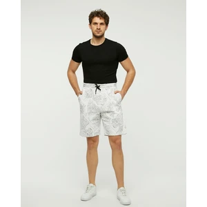 Yhg Tekstil Baskılı Casual Şort Cepli