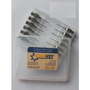 Enjektör Iğnesi 15 x 10 mm / 19GX5/8 ( 1 Kutu - 12 Adet )