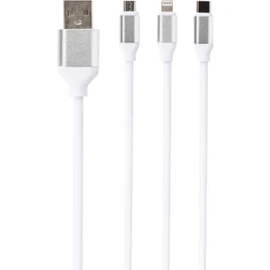 Ithink Silver 3in 1 Beyaz Çoklu Şarj Kablosu