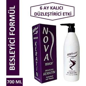Nova Touch Brezilya Fönü Keratini Besleyici Etkiyle 700 ml Tüm Saçlar İçin Uygun