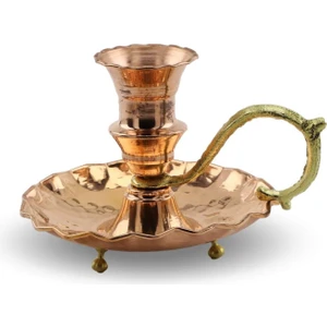 Bakır Şamdan Şinanay Mumluk