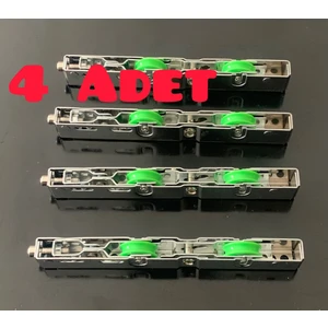 Çelik Gövde Yeşil Çiftli Sürme Kapı ve Pencere Tekeri