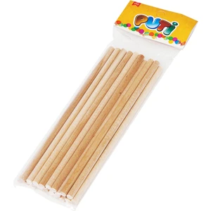 Ahşap Çöp Çubuğu Natural 24'lü